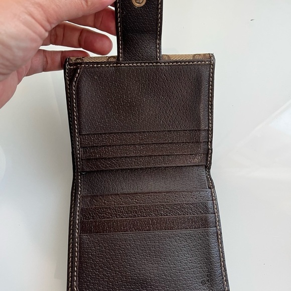 GUCCI MONOGRAM PRINCY COMPACT FRENCH FLAP WALLET - Picture 11 of 16